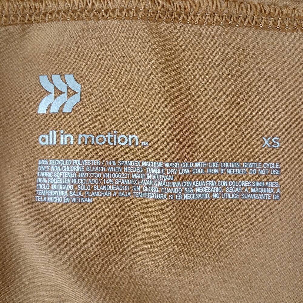 All in Motion Active Light Cargo Jogger Pants XS orange brown athletic - Picture 7 of 16